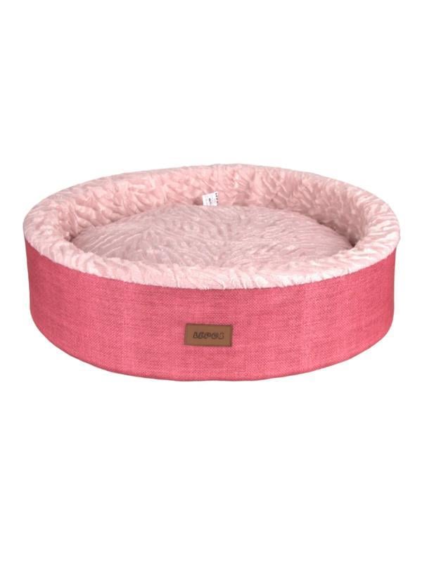 Lepus Mia Donut Kedi Köpek Simit Yatak Pembe 50x50x17 cm