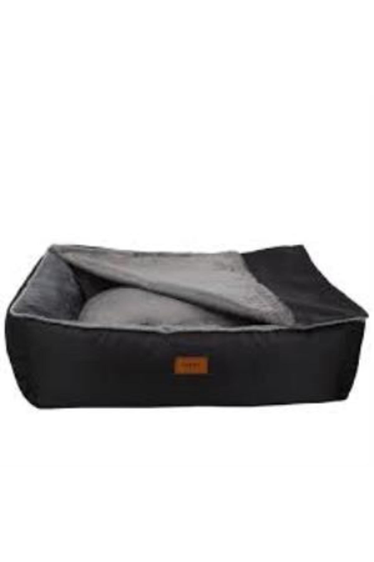 Lepus Winter Bed Kedi Köpek Yatağı Siyah Large 67x82x23