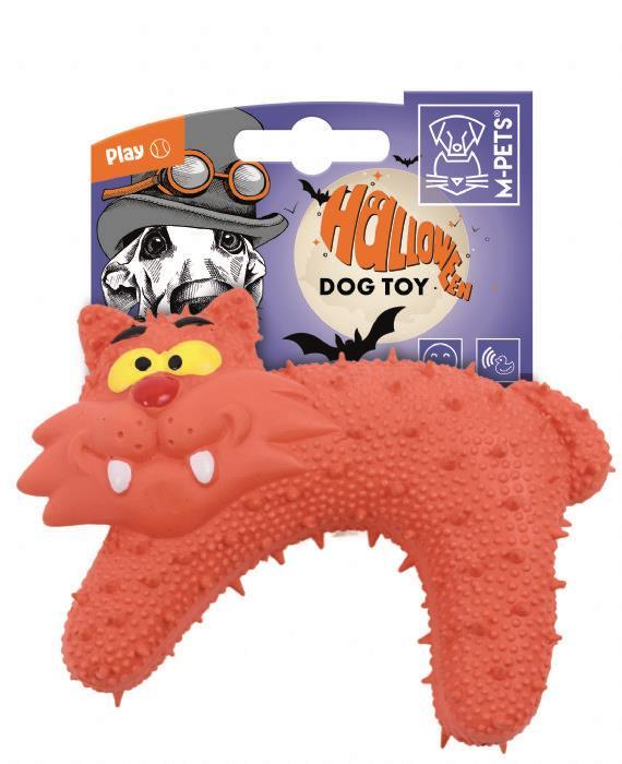 M-Pets Halloween Orange Cat Köpek Oyuncağı