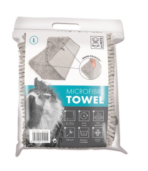 M-Pets Mıcrofıber Köpekler İçin Havlu (L)