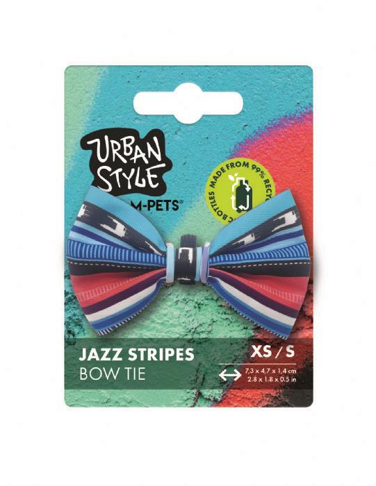 M-Pets Urban Style Jazz Strıpes Papyon (Xs-S)