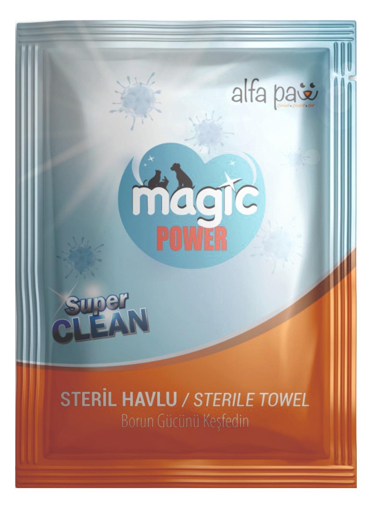 Magic Power Tek Kullanımlık Steril Mendil