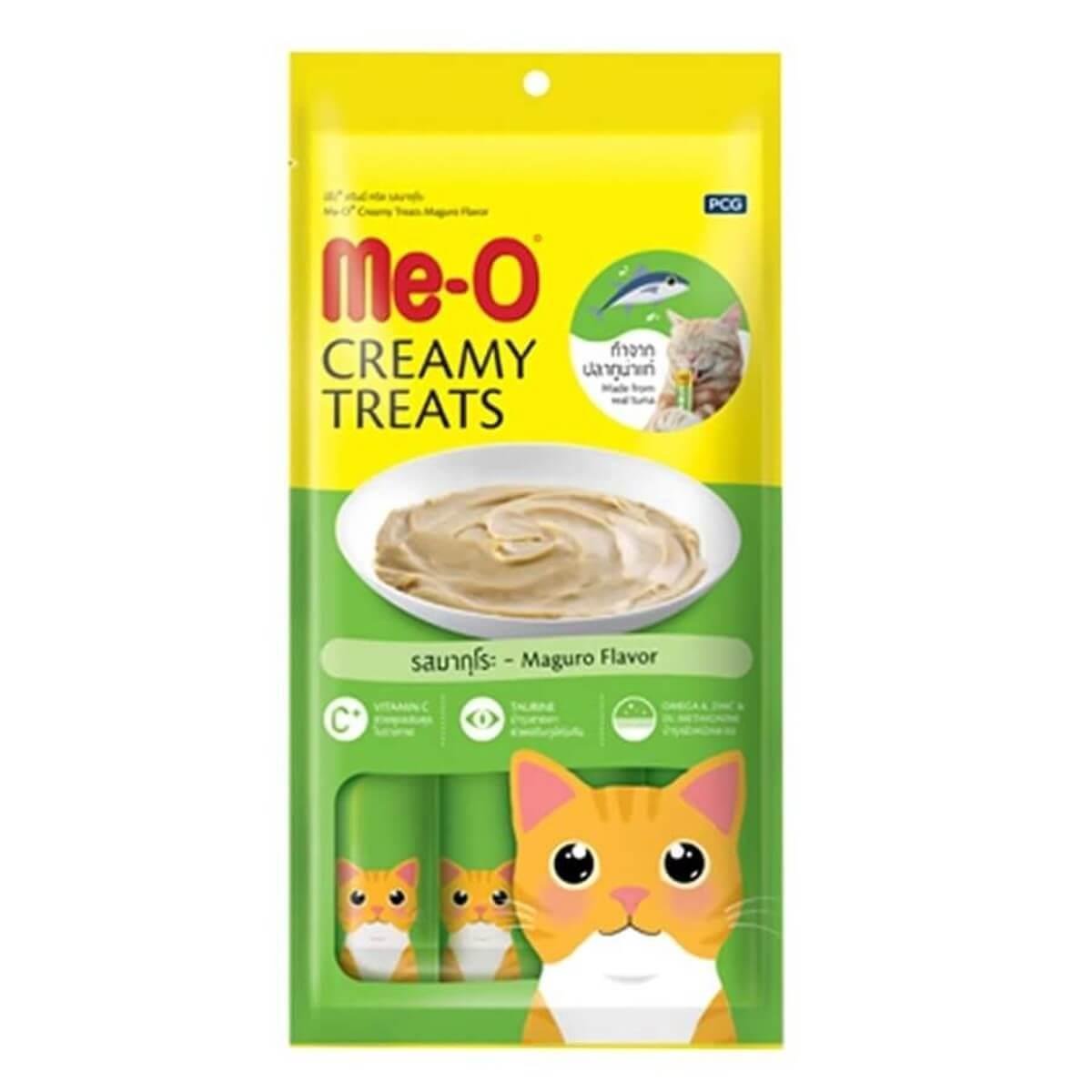 ME-O Creamy Mavi Yüzgeçli Orkinos Kedi Ödülü 4x15 gr