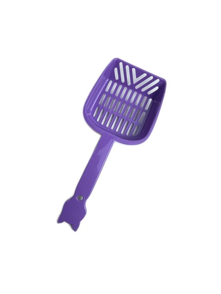 Miapet Plastik Kedi Saplı Kum Küreği 26Cm Mor