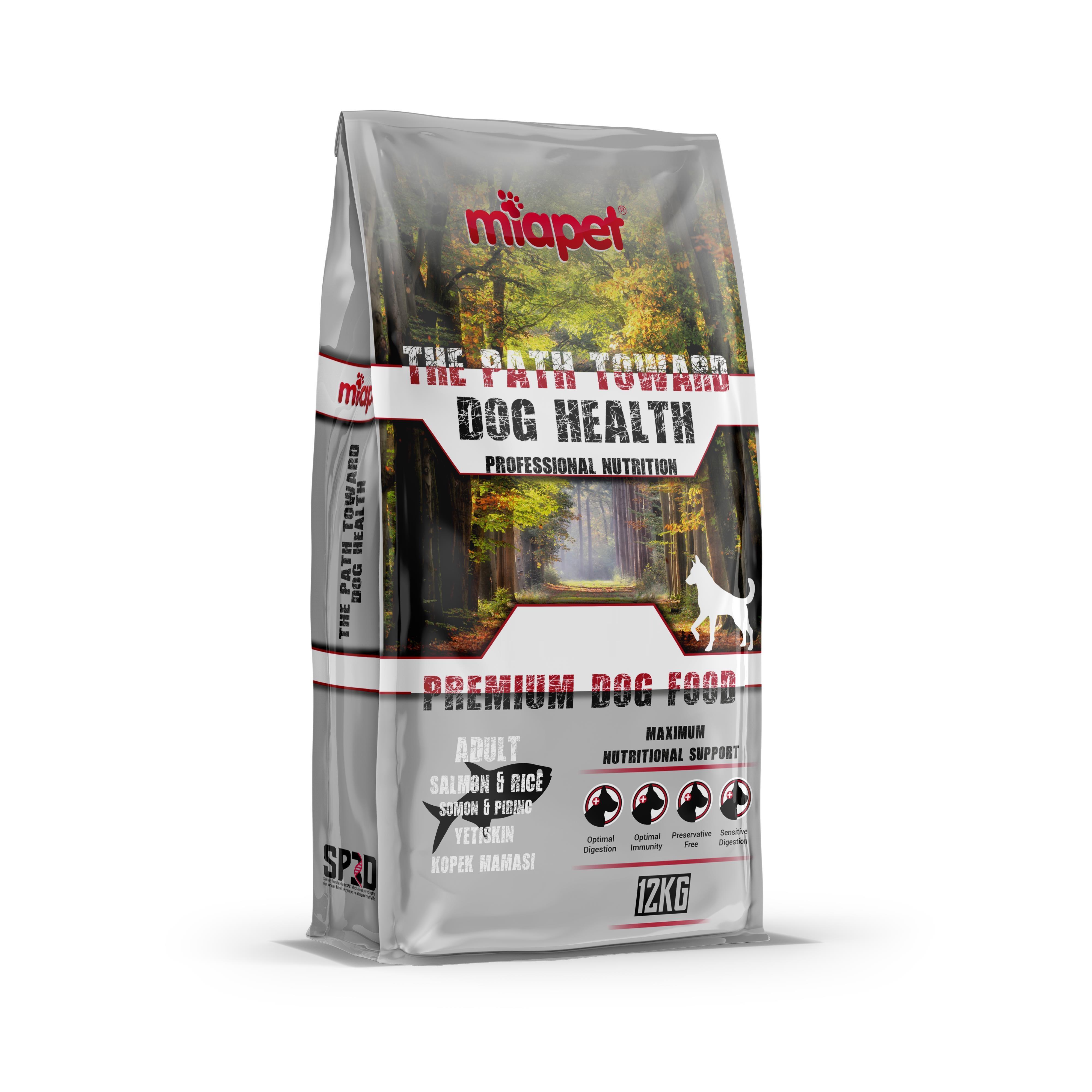 Miapet Somonlu Yetişkin Köpek Maması Multivitamin Liquid 100 ml Hediye 12 KG