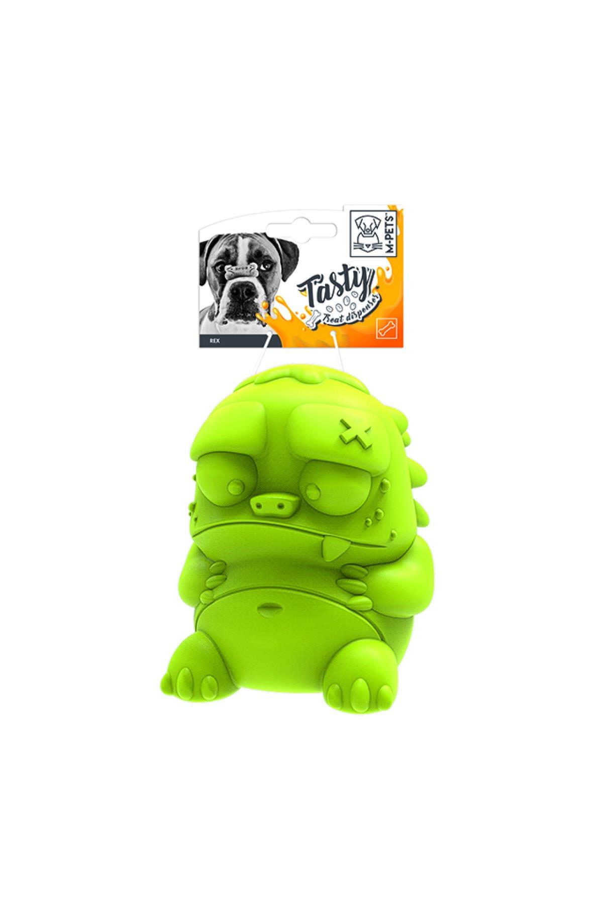 Mpets Rex Ödül Hazneli Kauçuk Köpek Oyuncağı Green