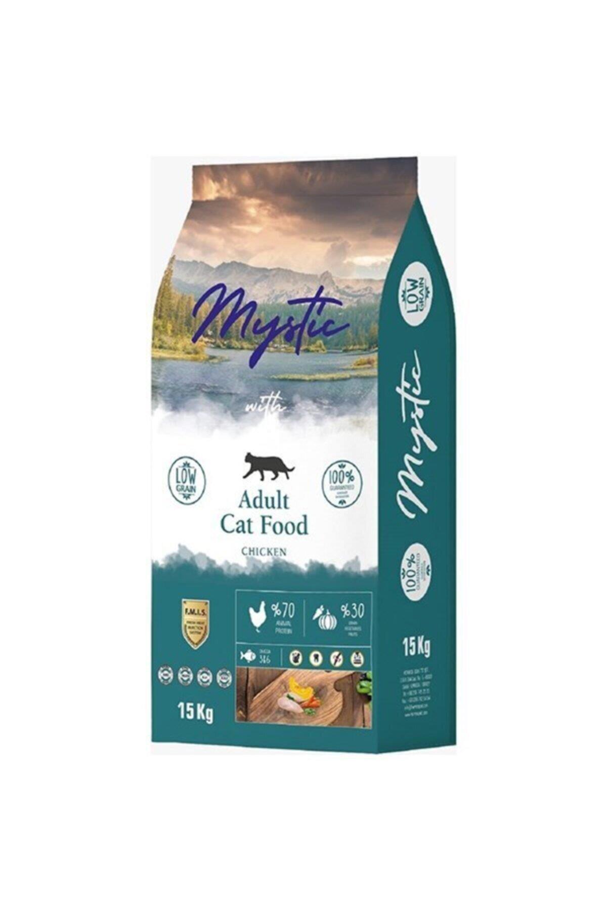 Mystic Düşük Tahıllı Adult Tavuklu Yetişkin Kedi Maması 15 Kg