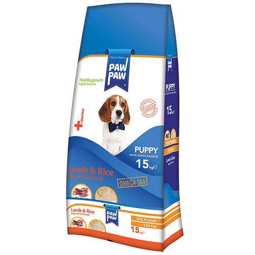 Paw Paw Kuzu Etli Yavru Köpek Maması 15 Kg