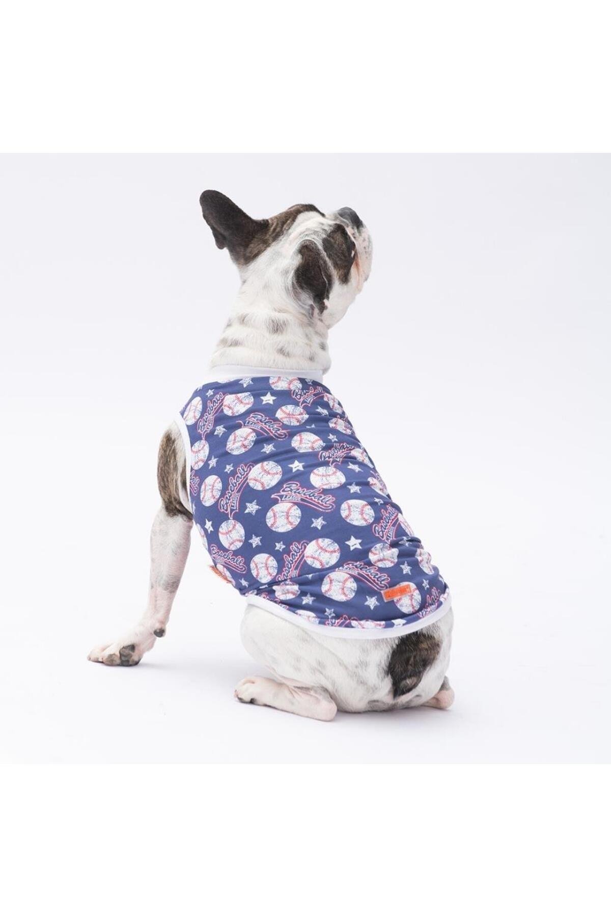 Pawstar Baseball Kedi Köpek Tişörtü - Kedi Köpek Kıyafeti S