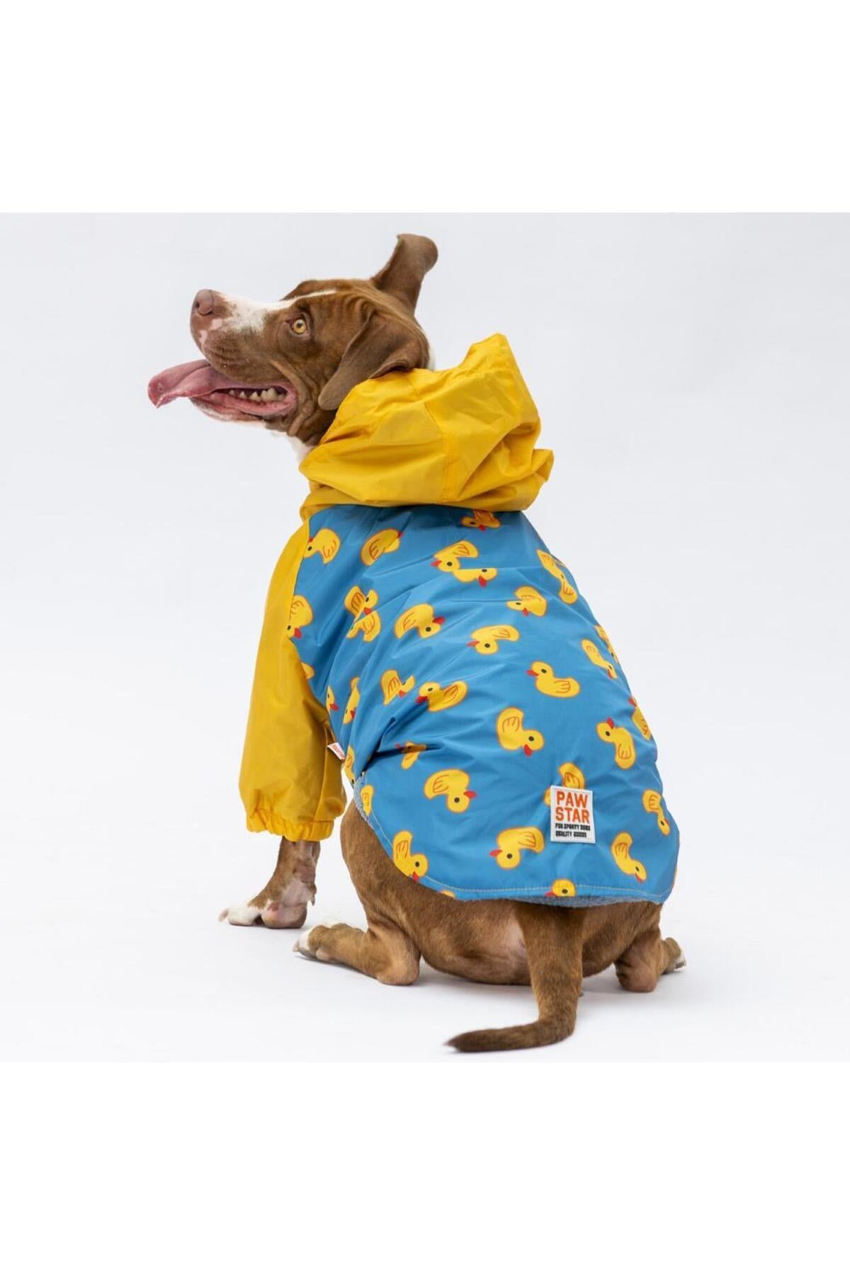 Pawstar Pekin Büyük Irk Köpek Tulum Yağmurluğu Köpek Yağmurluk Köpek Kıyafeti Köpek Elbisesi 4XL
