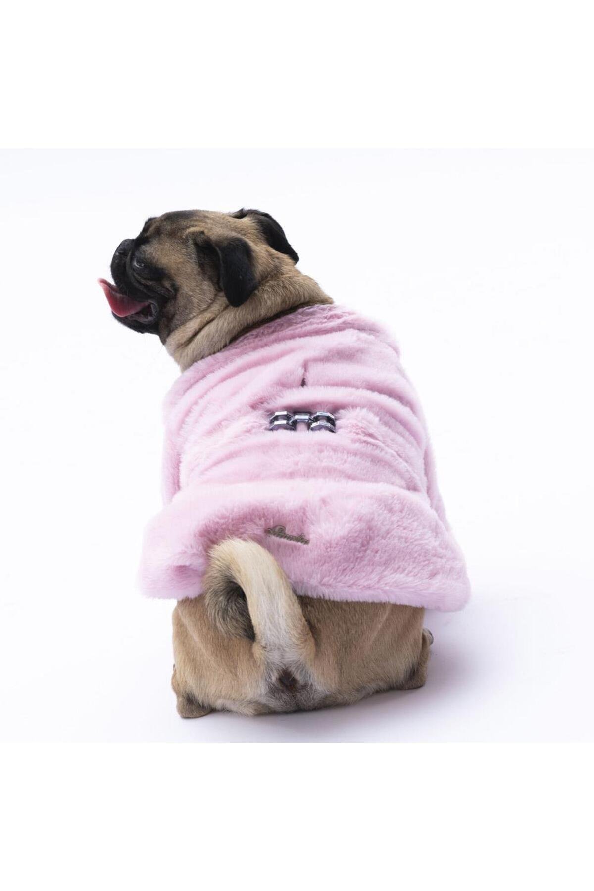 Pawstar Pembe Paris Ceket Kedi Köpek Ceketi Kedi Köpek Kıyafeti Kedi Köpek Elbisesi 2XL