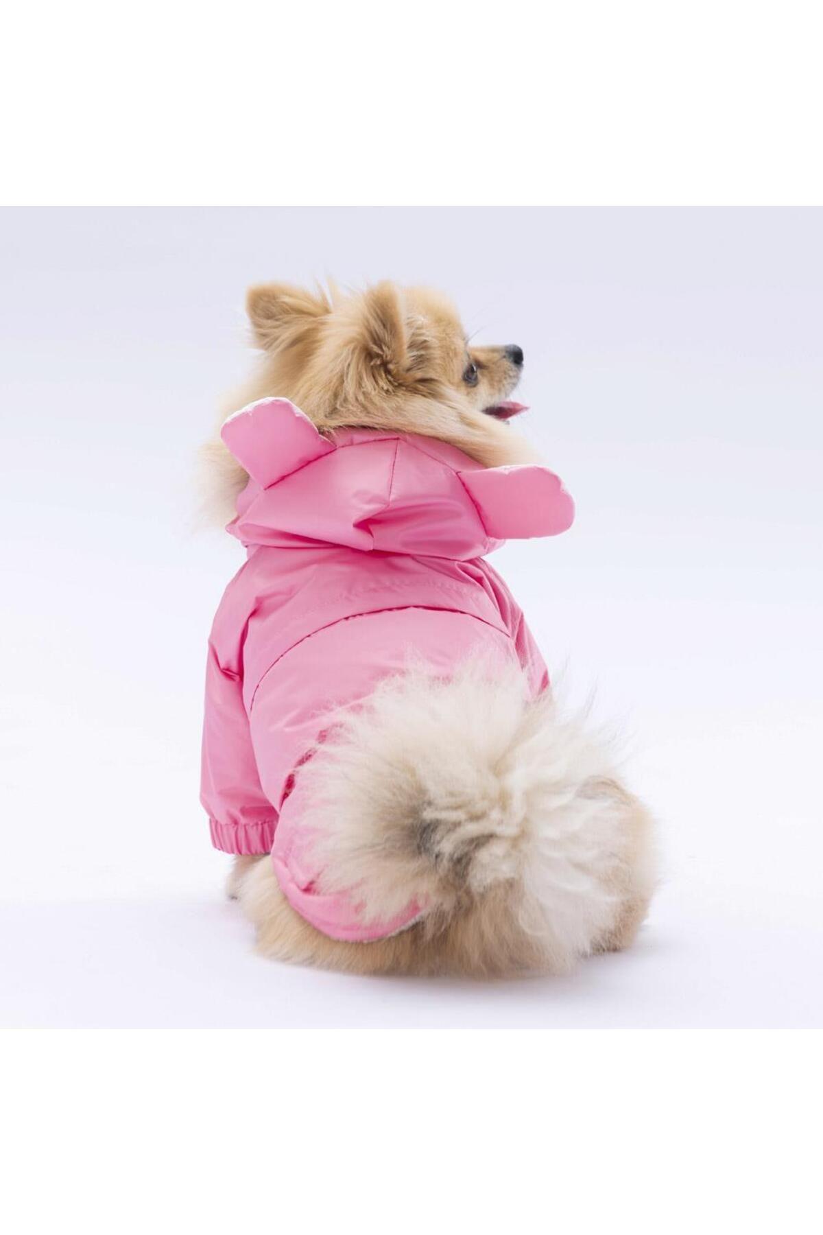Pawstar Pembe Sydney Köpek Montu Köpek Yağmurluk Köpek Kıyafeti Köpek Elbisesi M