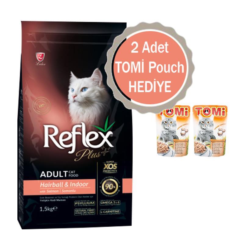 Reflex Plus Hairball Somonlu Kedi Maması 1.5 Kg