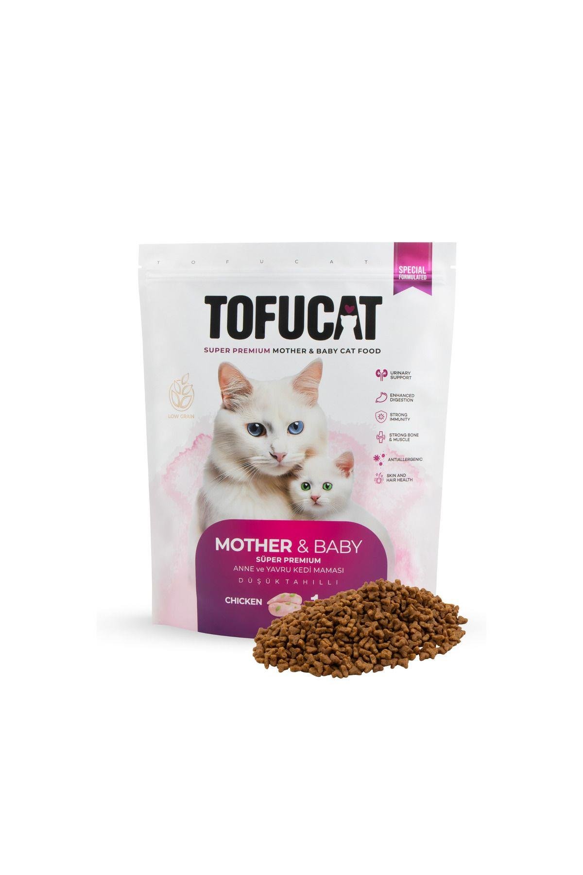 TofuCat Super Premium Mother&Baby Tavuklu Yavru Kedi maması 1,5 kg - Antialerjenik ve Düşük Tahıllı