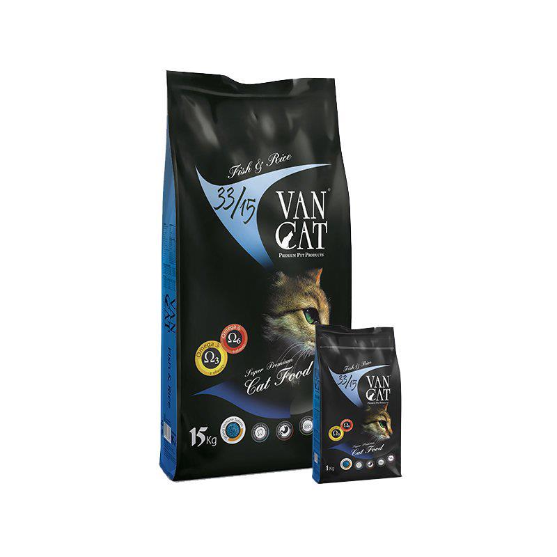 VanCat Balıklı Pirinçli Kedi Maması Yetişkin 15 KG