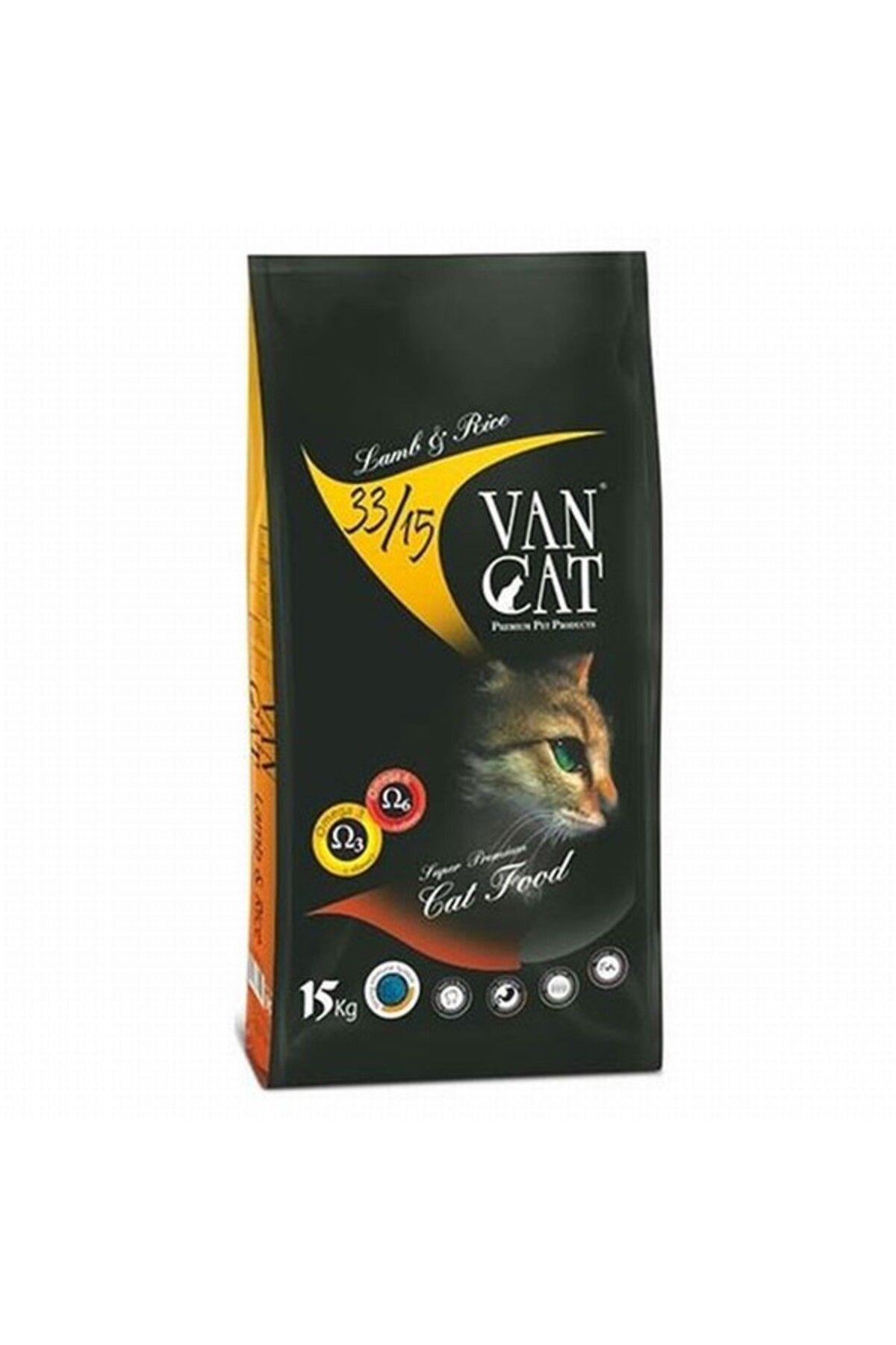 Vancat Kuzu Etli Pirinçli Yetişkin Kedi Maması 15 Kg