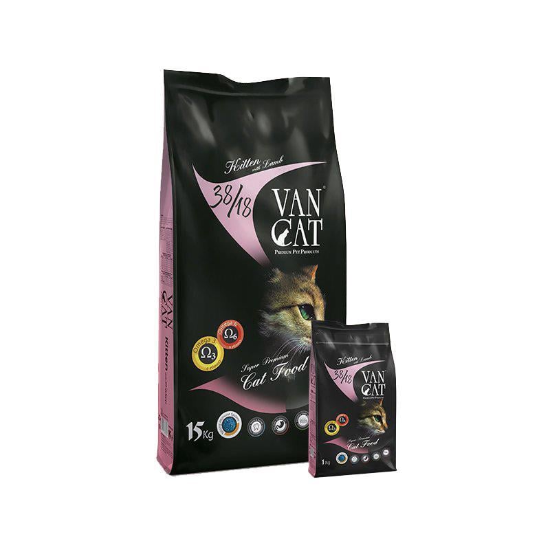 VanCat Kuzulu Pirinçli Yavru Kedi Maması 15 KG