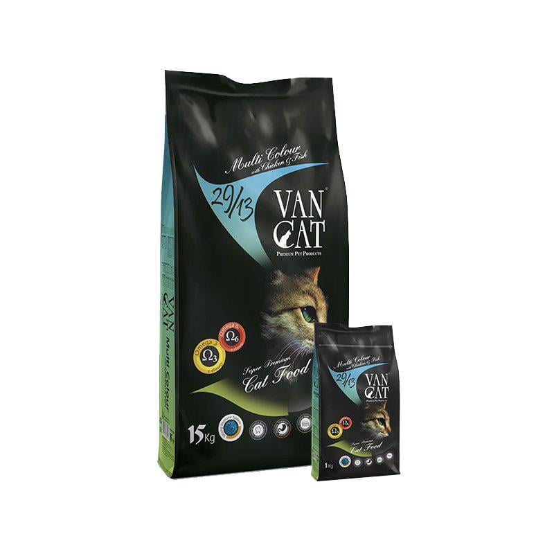 VanCat Multi Color Renkli Yetişkin Kedi Maması 15 KG