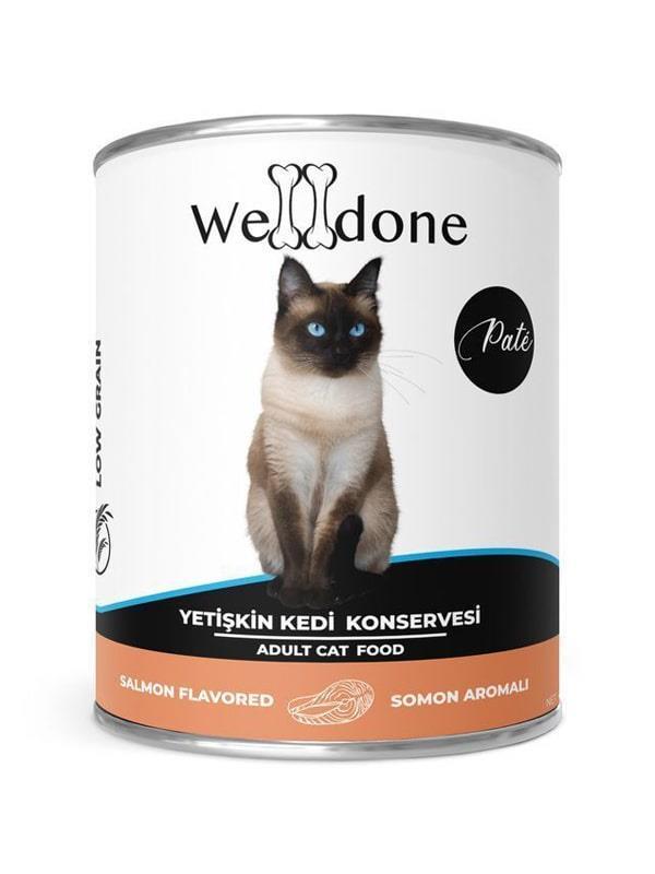Welldone Somonlu Yetişkin Kedi Konservesi 400 Gr