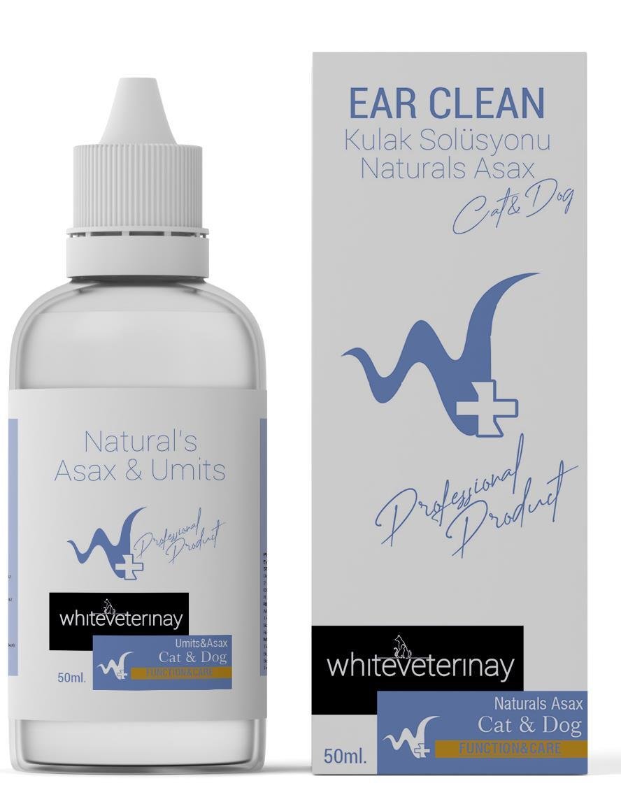 WhiteVeterinay Ear Clean 50 ML ( Kedi ve Köpekler için Kulak Solisyonu )