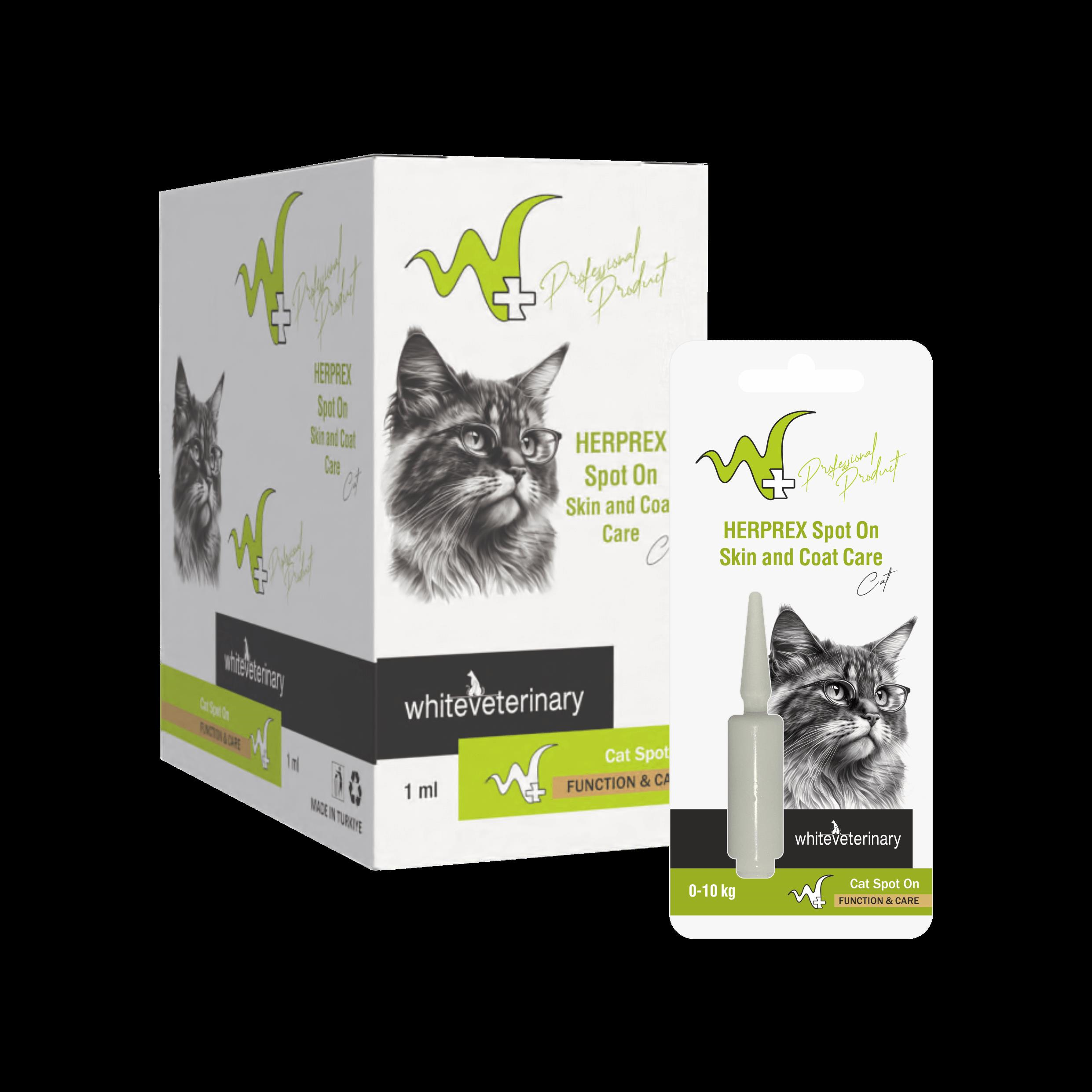 WhiteVeterinay Kedi Ense Damlası Bit Ve Pire 0-10 Kg 1ml