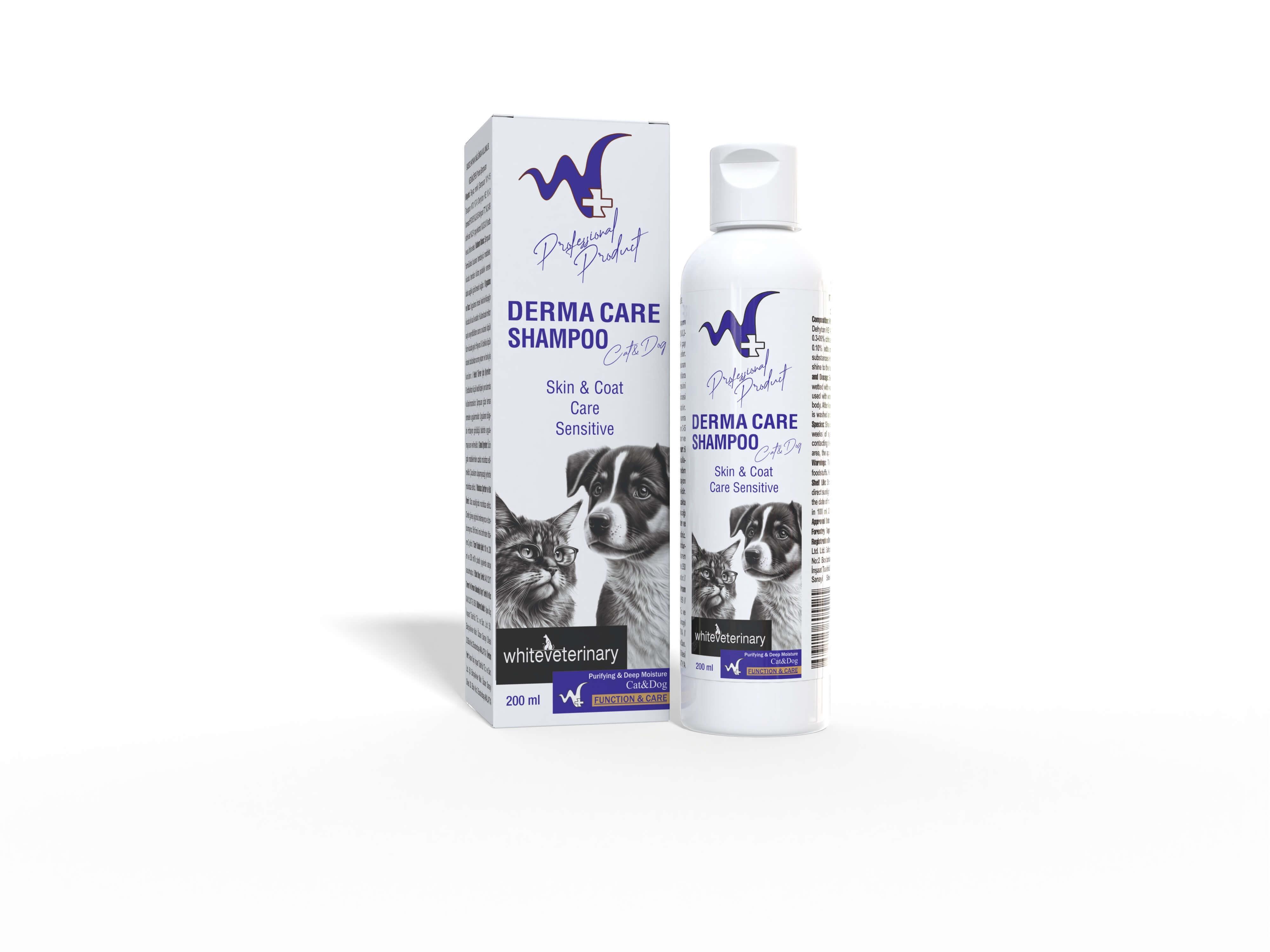 WhiteVeterinay Kedi&Köpek Pratex Şampuan Derma Care Shampoo 200ml