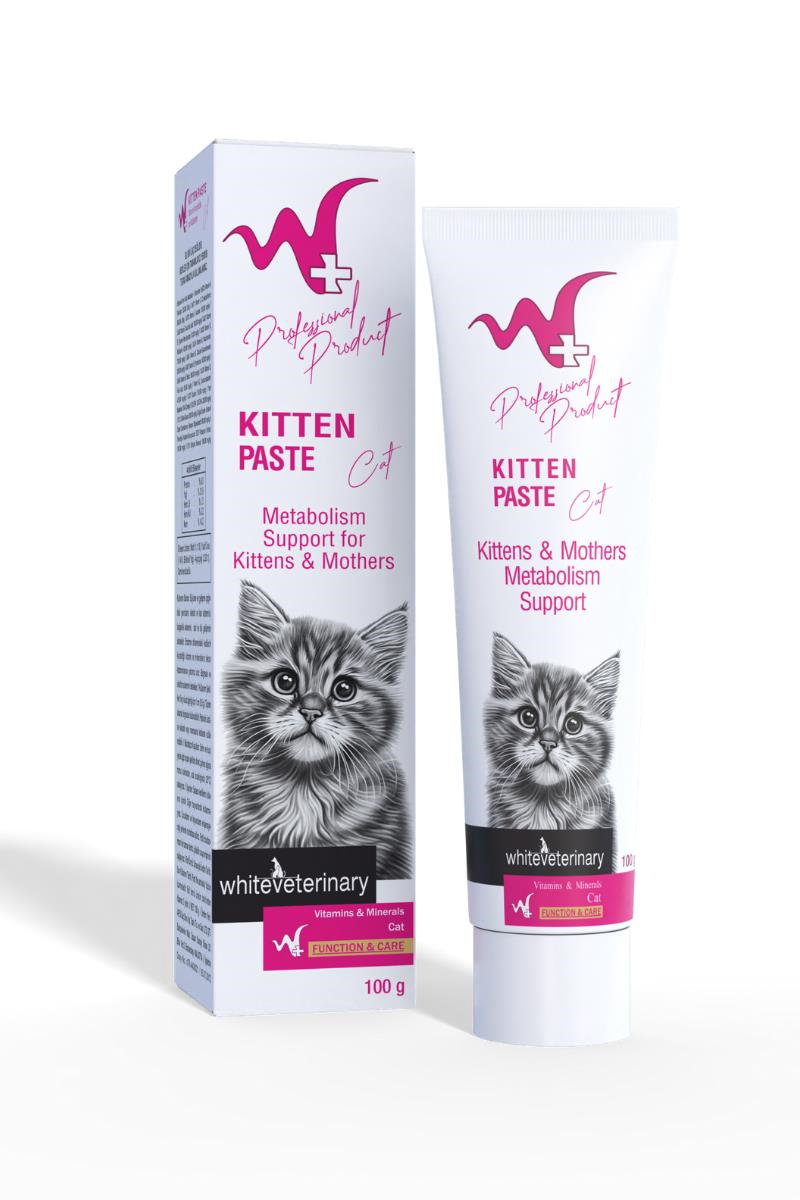 WhiteVeterinay Kitten Paste 100 Gr ( Yavru ve Anne Kedi Macunu )