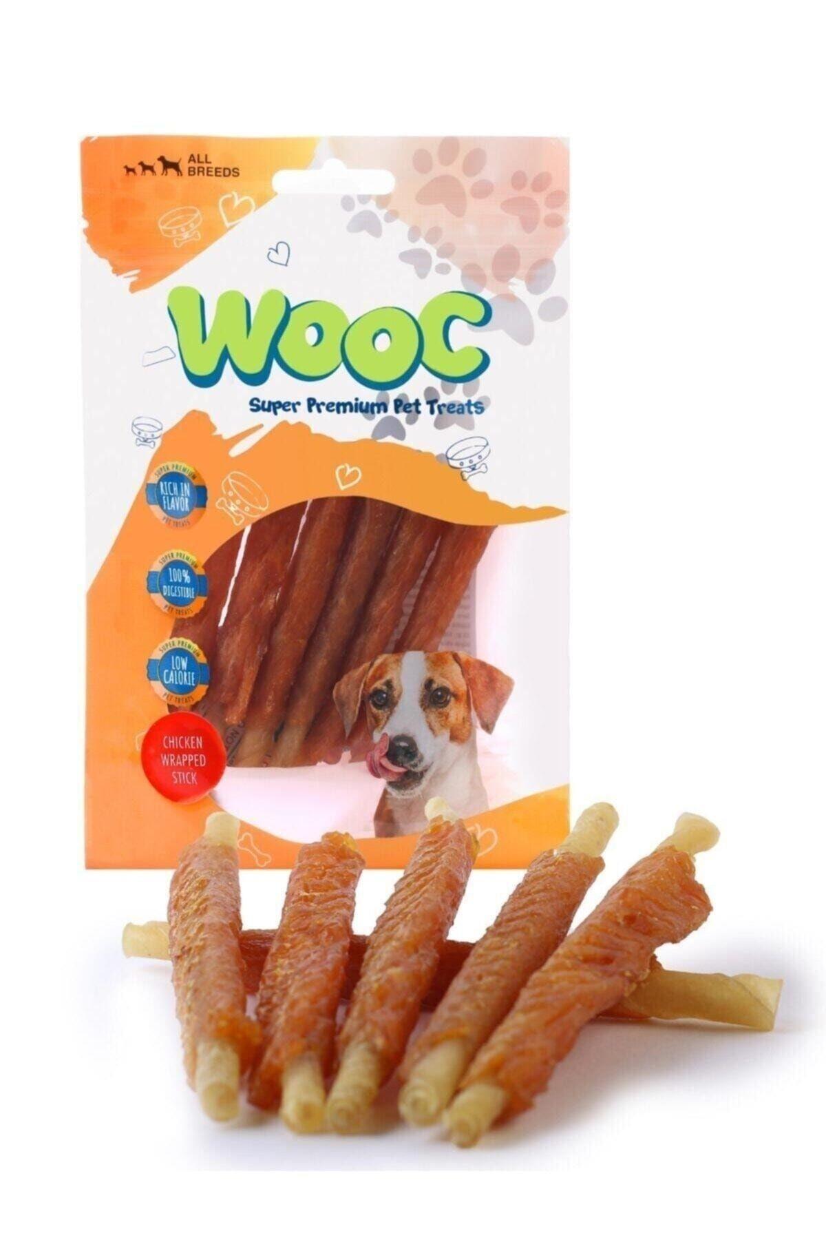 wooc Chicken & Rawhide Stick 80 Gr
