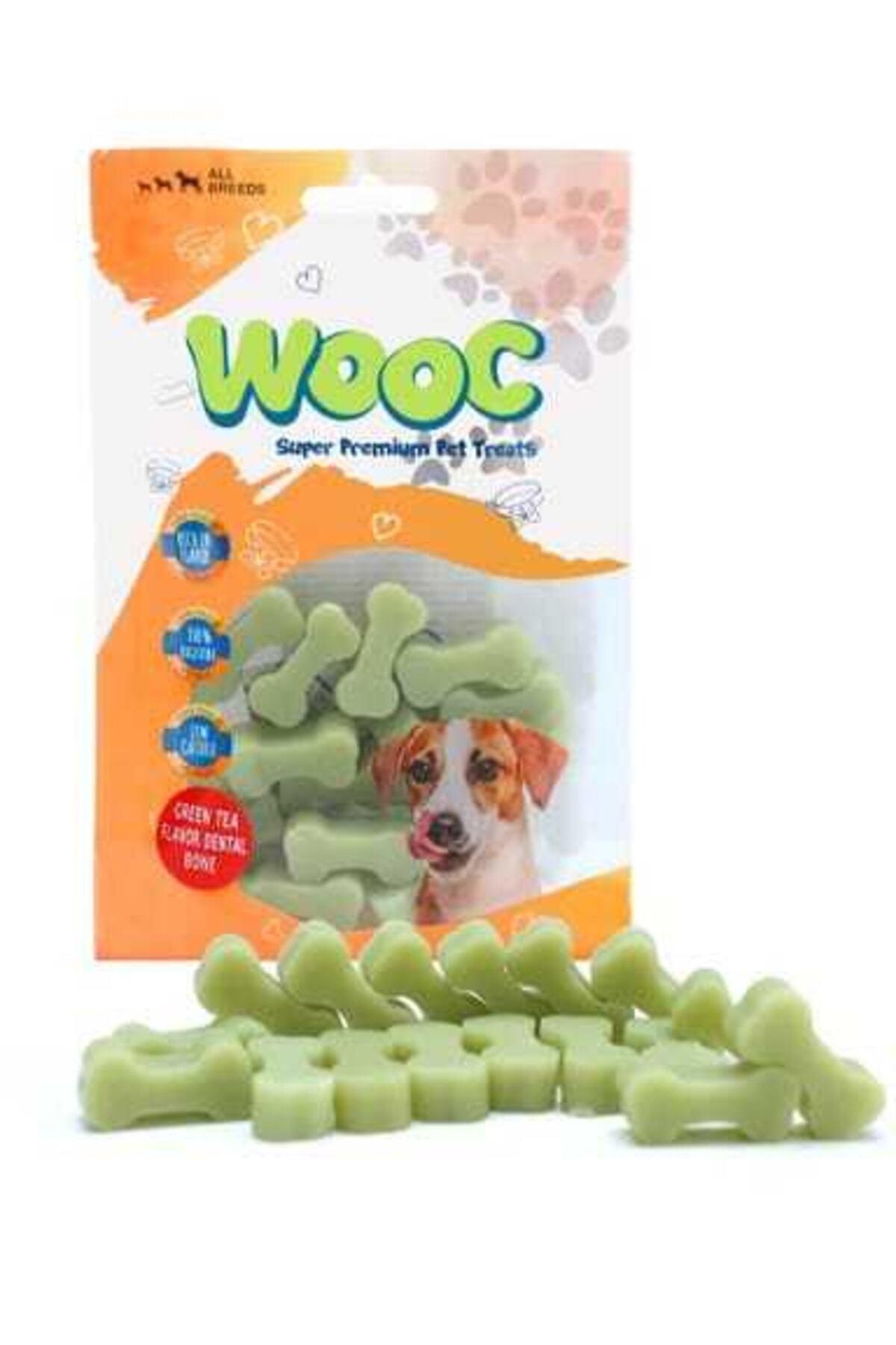 wooc Dog Yeşil Çaylı Dental Kemik 3 Adet