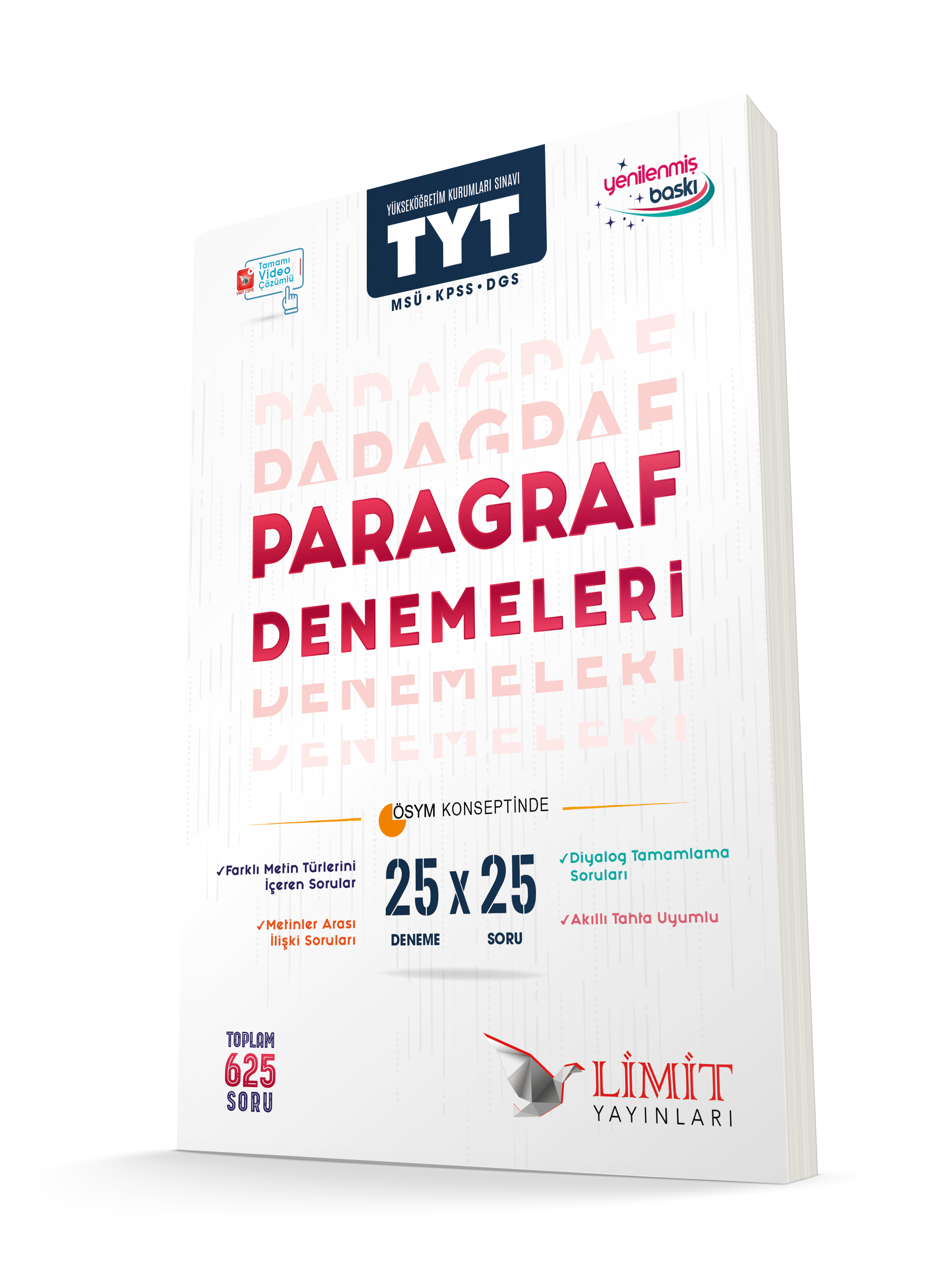 LİMİT TYT 25' Lİ PARAGRAF DENEMELERİ