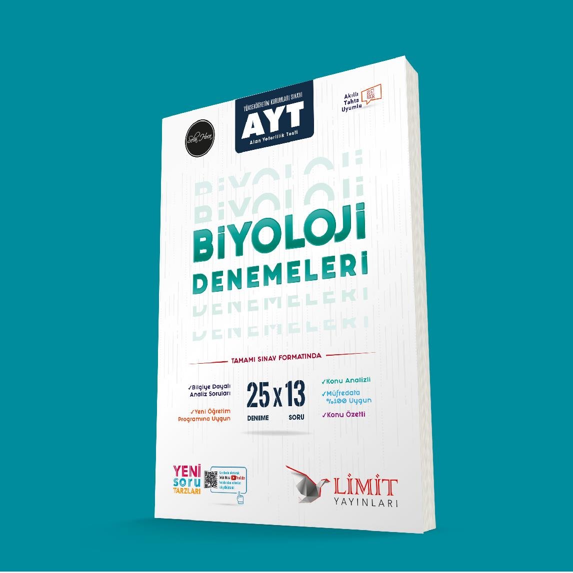 Limit Yayınları AYT 25' Li Biyoloji Denemeleri
