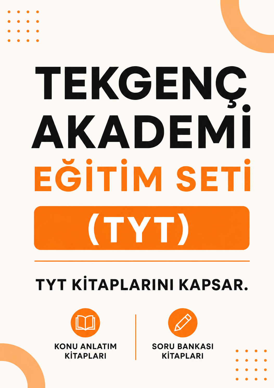 TEKGENÇ AKADEMİ TYT EĞİTİM SETİ