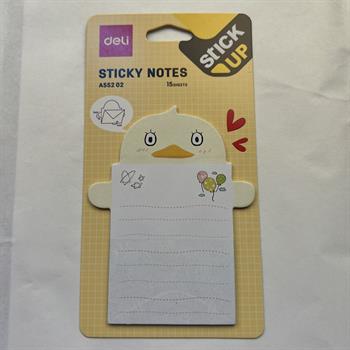 Deli A55202 Sticky Notes Yapışkanlı Not Kağıdı 15 Yaprak