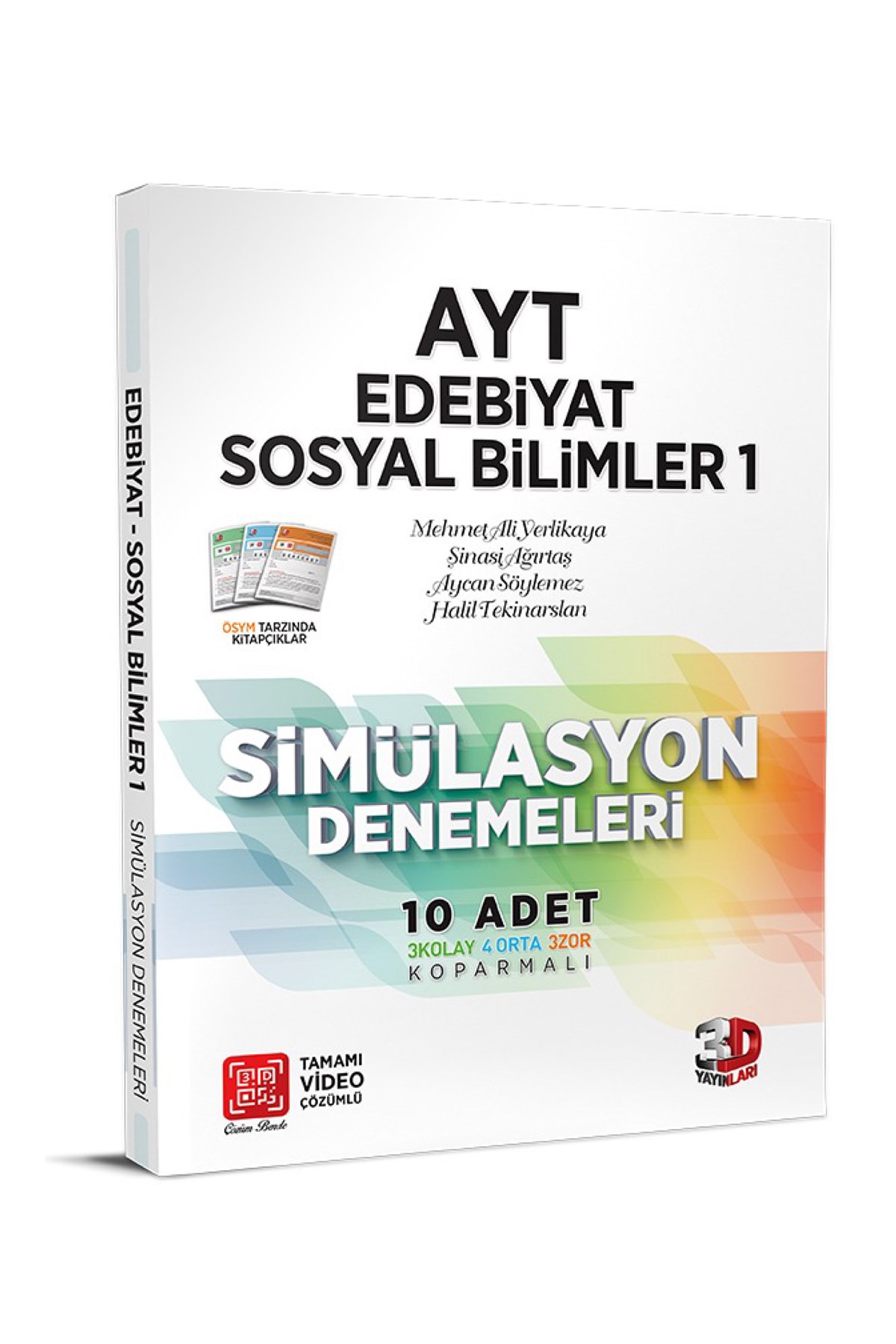 3D Yayınları AYT Simülasyon Edebiyat-Tarih-Coğrafya Denemeleri