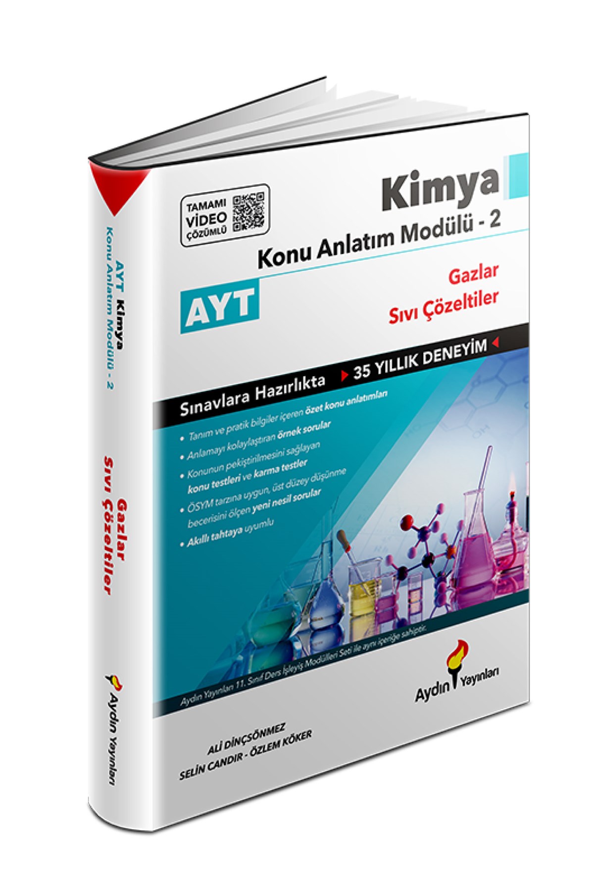 Aydın Yayınları AYT Kimya Konu Anlatım Modülü 2 (Gazlar ve Sıvı Çözeltiler)