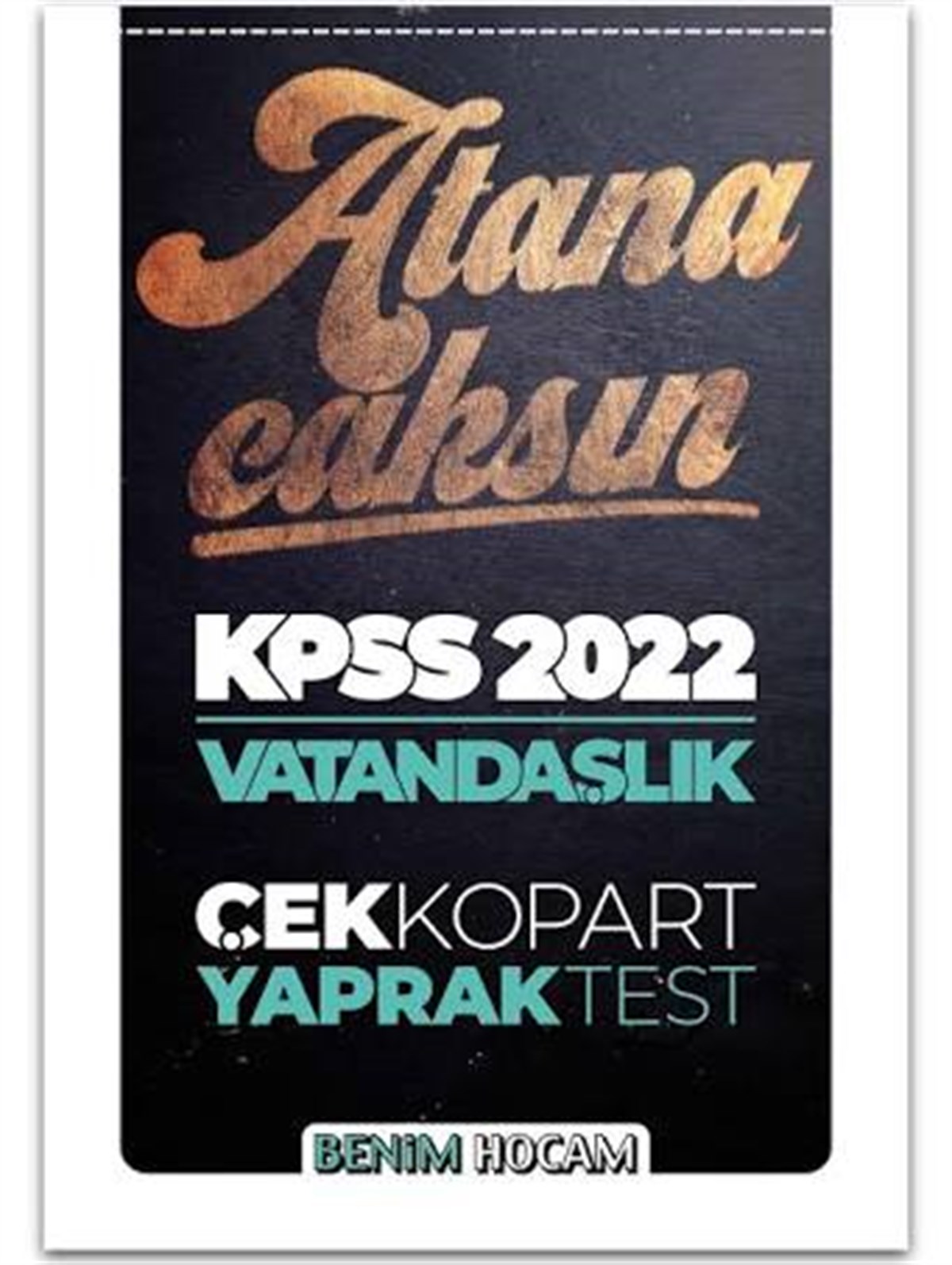 Benim Hocam Yayınları KPSS Vatandaşlık Çek Kopart Yaprak Test