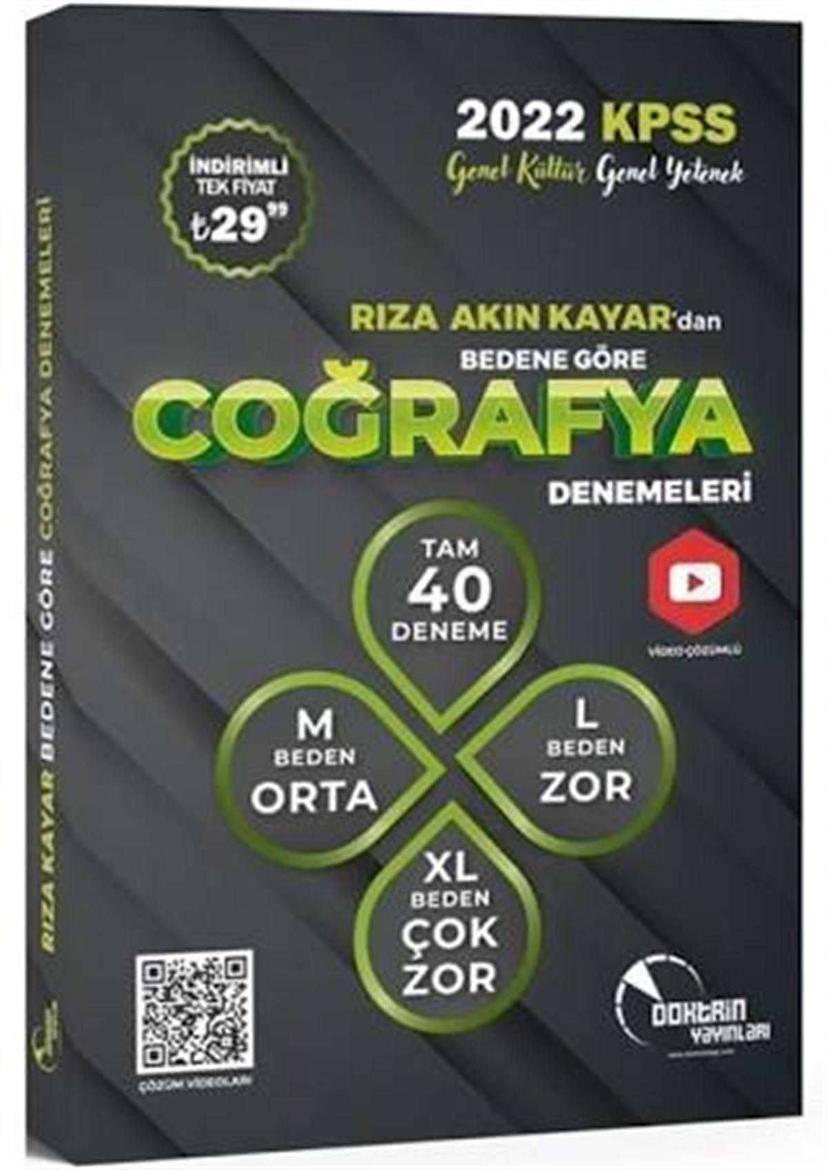 Doktrin Yayınları KPSS Bedene Göre Coğrafya Denemeleri