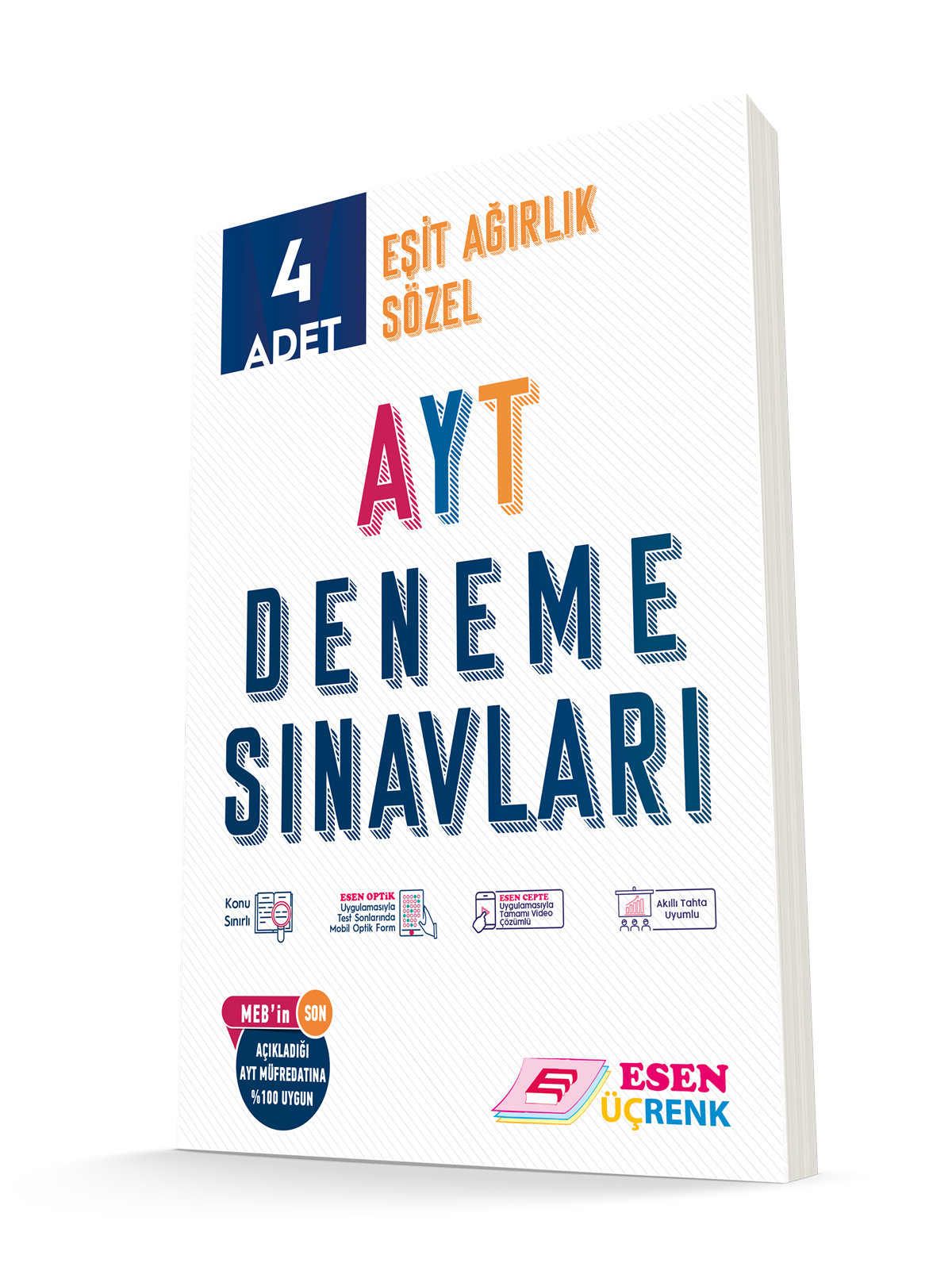 Esen Üçrenk AYT Eşit Ağırlık+Sözel 4'Lü Deneme Sınavları