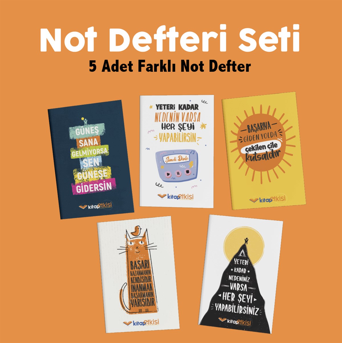 Kitapetkisi Not Defteri Seti