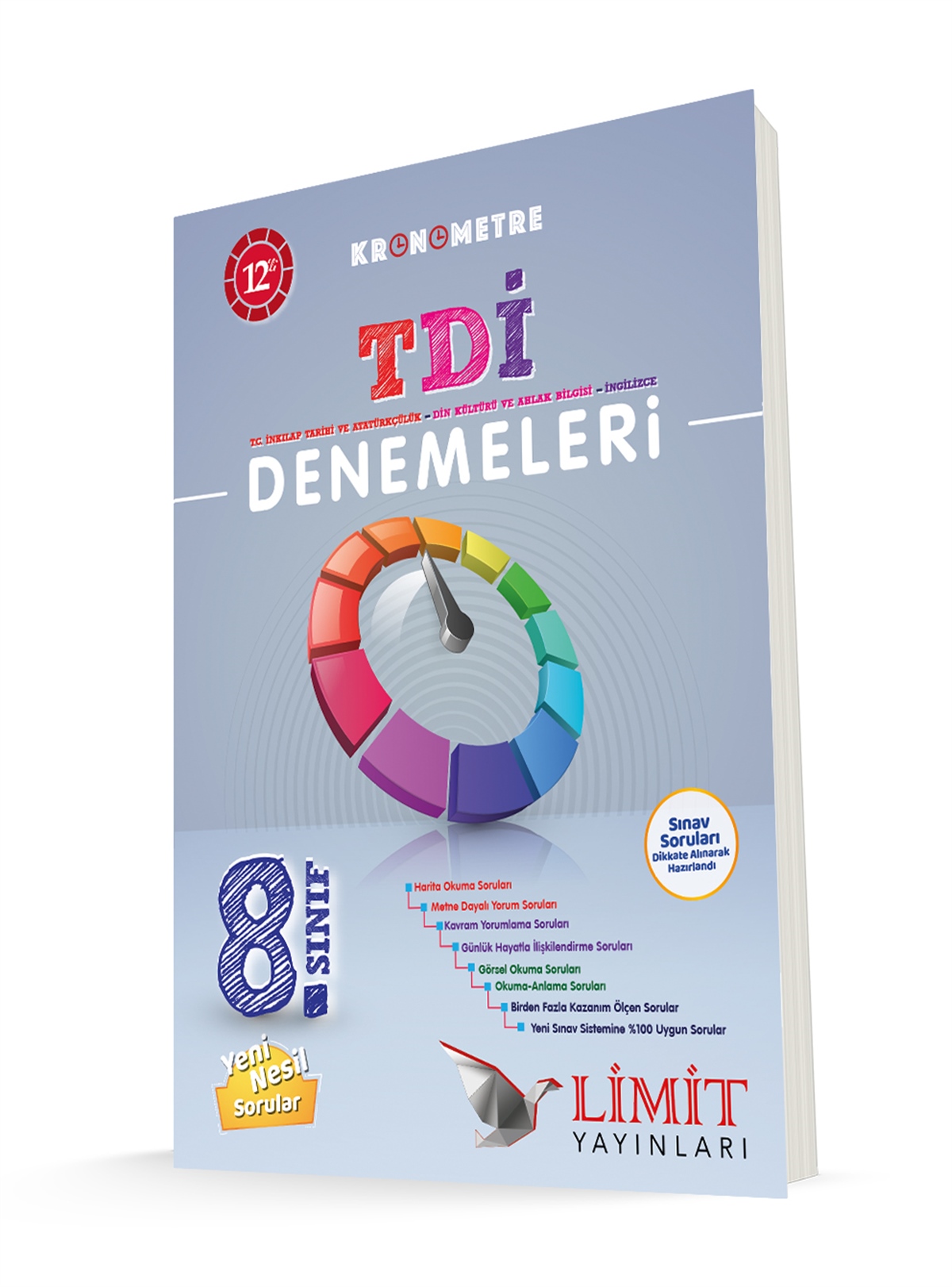 Limit Yayınları 8. Sınıf Kronometre 12li Tdi Denemeleri