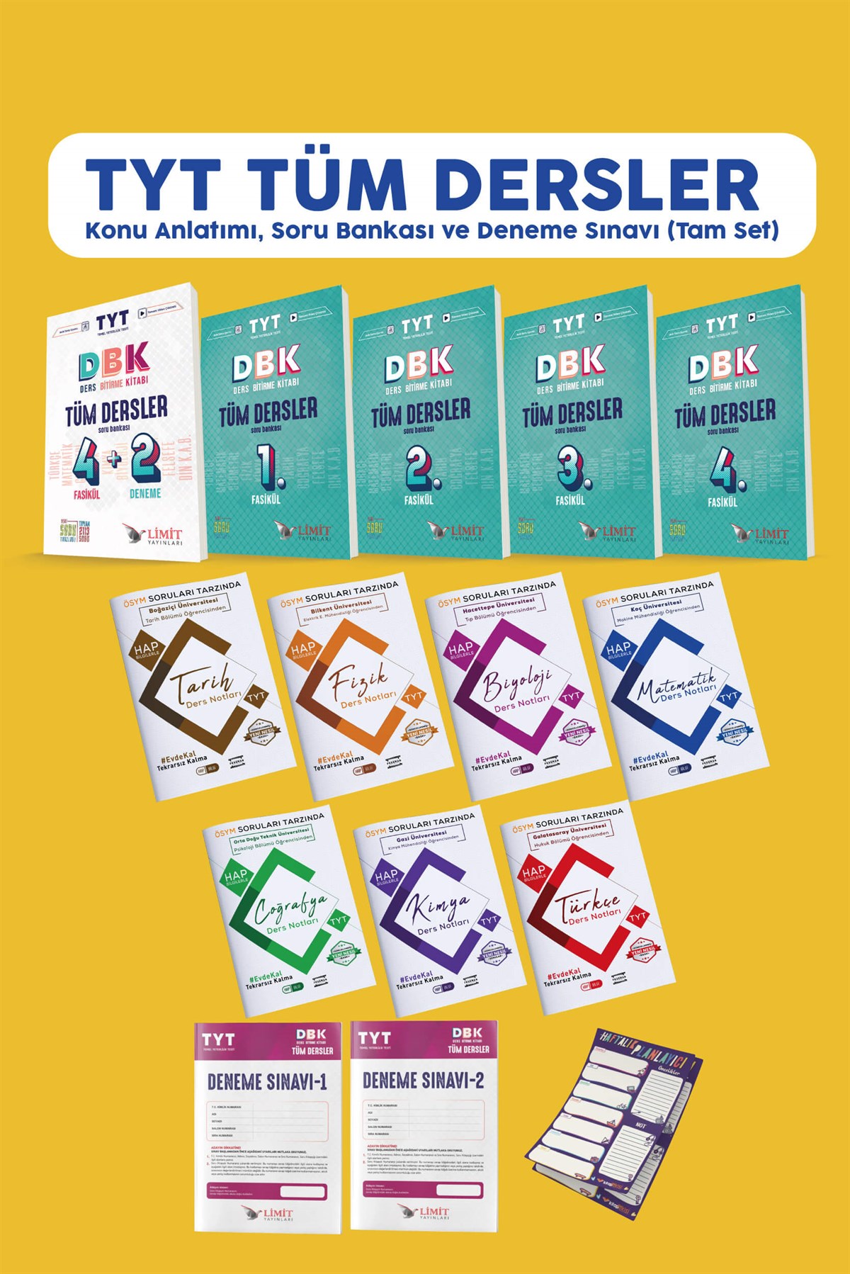 Limit Yayınları - Fragman Yayınları Tüm Dersler Seti Konu - Soru