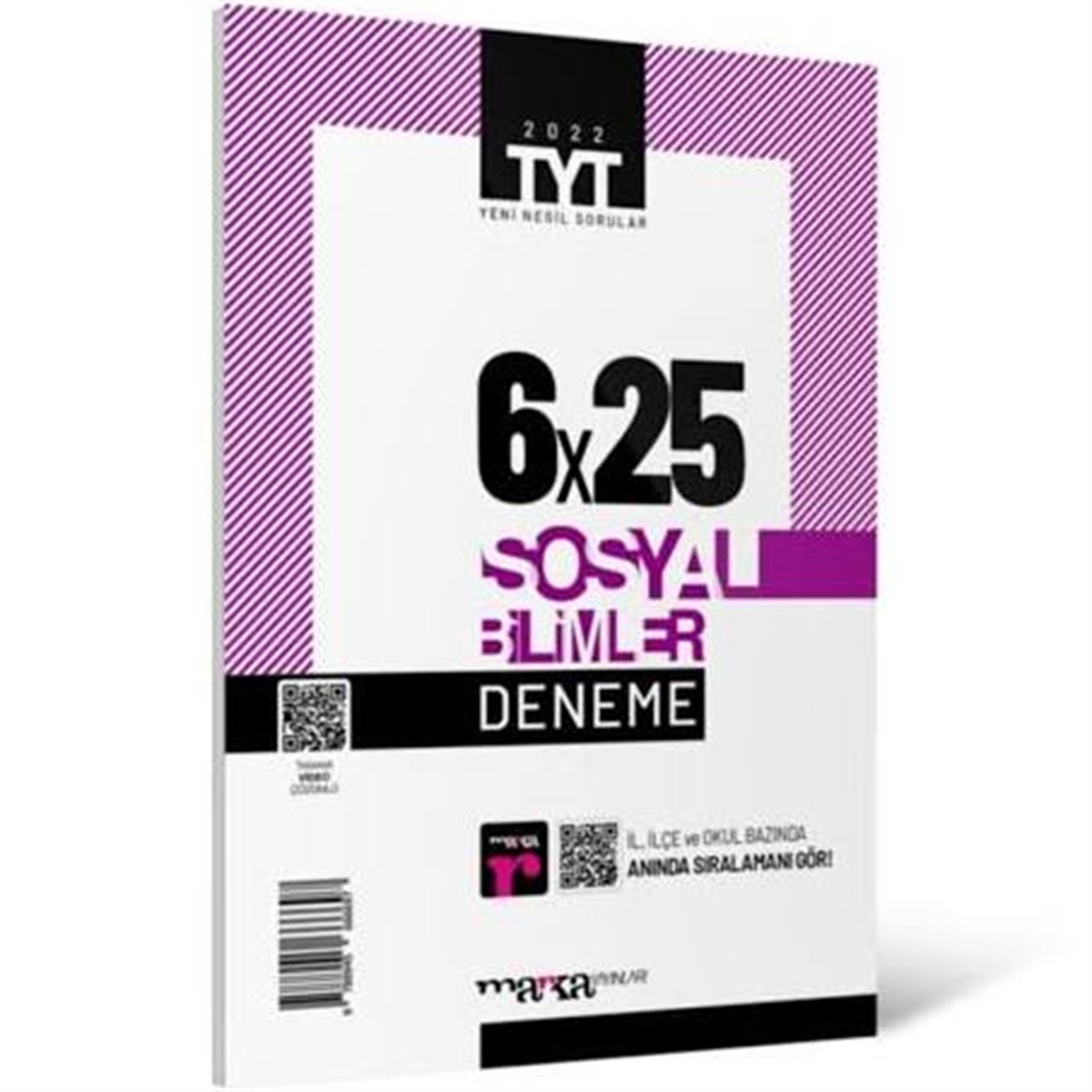 Marka Yayınları TYT Sosyal Bilimler 6 Deneme Tamamı Video Çözümlü