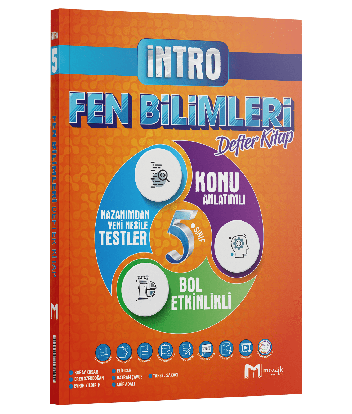 Mozaik Yayınları 5.Sınıf Mozaik İntro Defter Fen Bilim - 2022-23