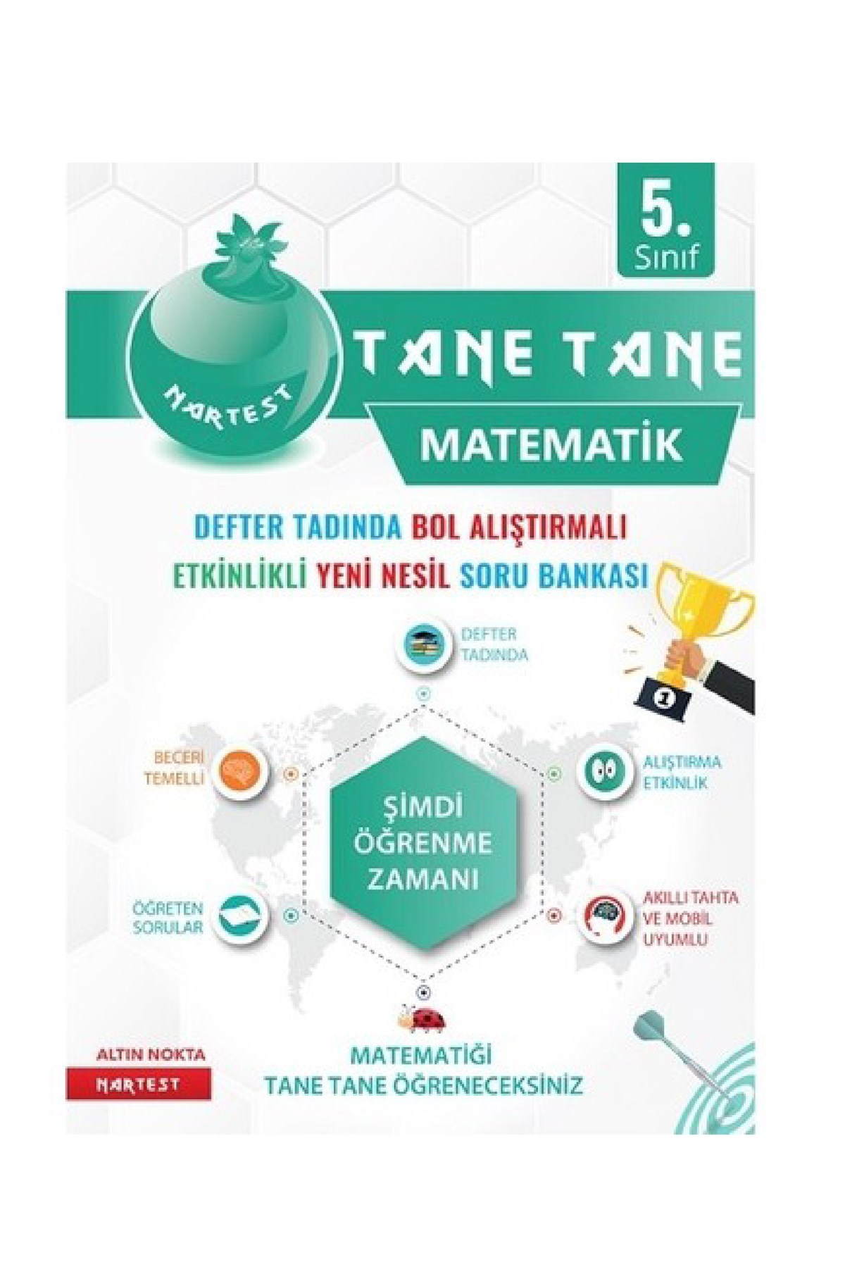 Nartest Yayınları 5.Sınıf Yeşil Defter Tadında Tane Tane Matematik
