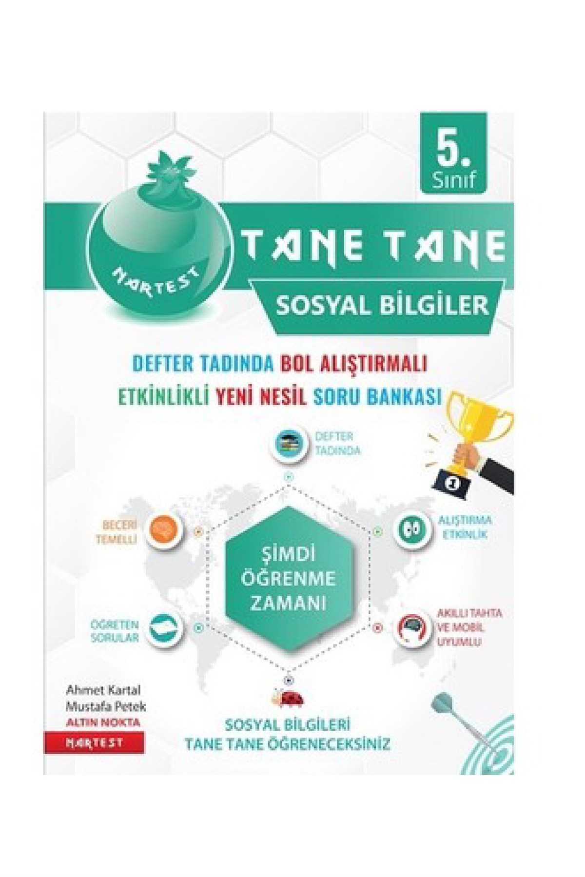 Nartest Yayınları 5.Sınıf Yeşil Defter Tadında Tane Tane Sosyal Bilgiler