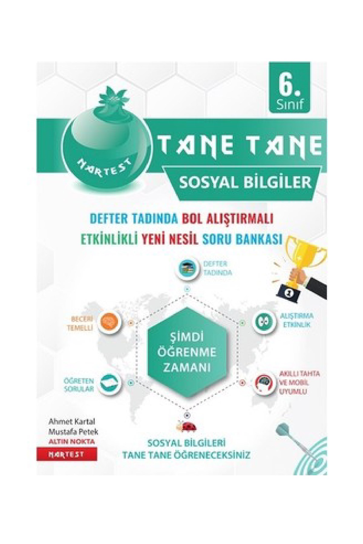 Nartest Yayınları 6.Sınıf Yeşil Defter Tadında Tane Tane Sosyal Bilgiler