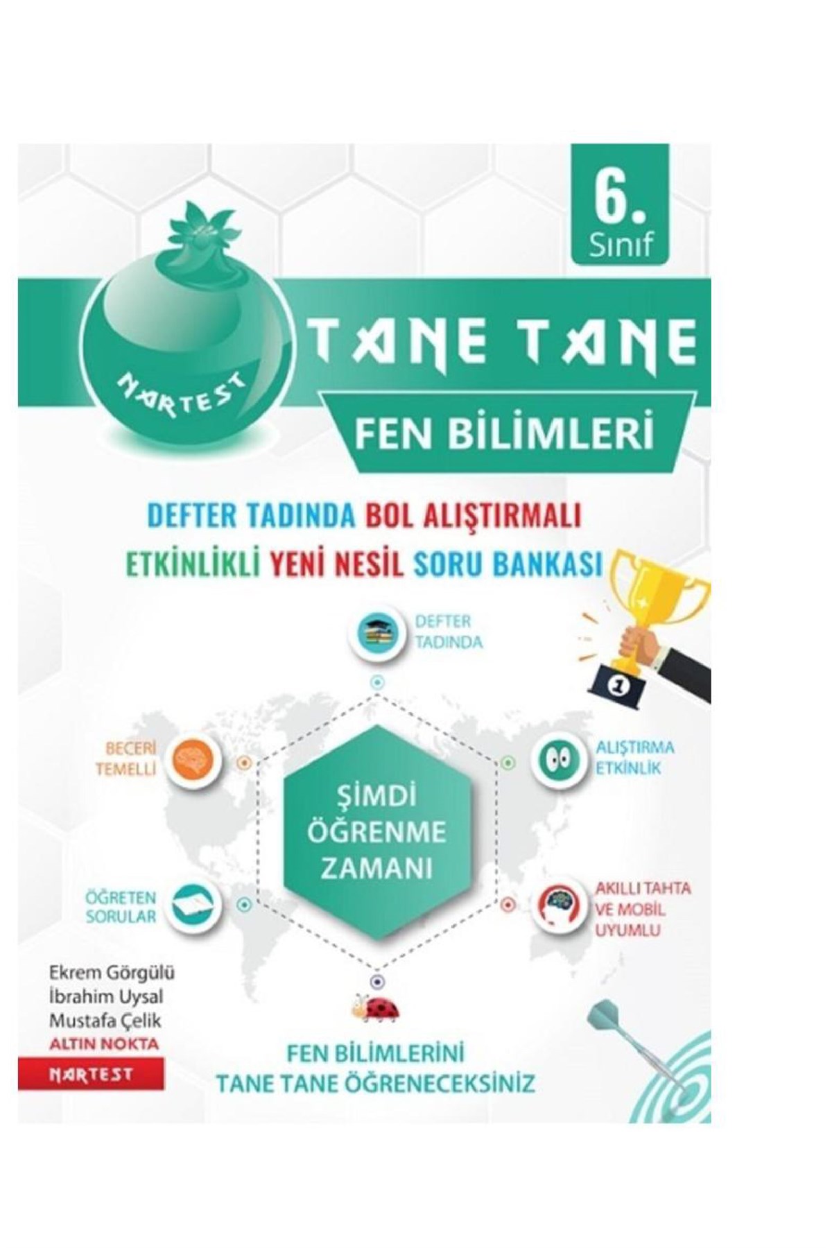 Nartest Yayınları 6.Sınıf Yeşil Defter Tadında Tane Tane Fen Bilimleri