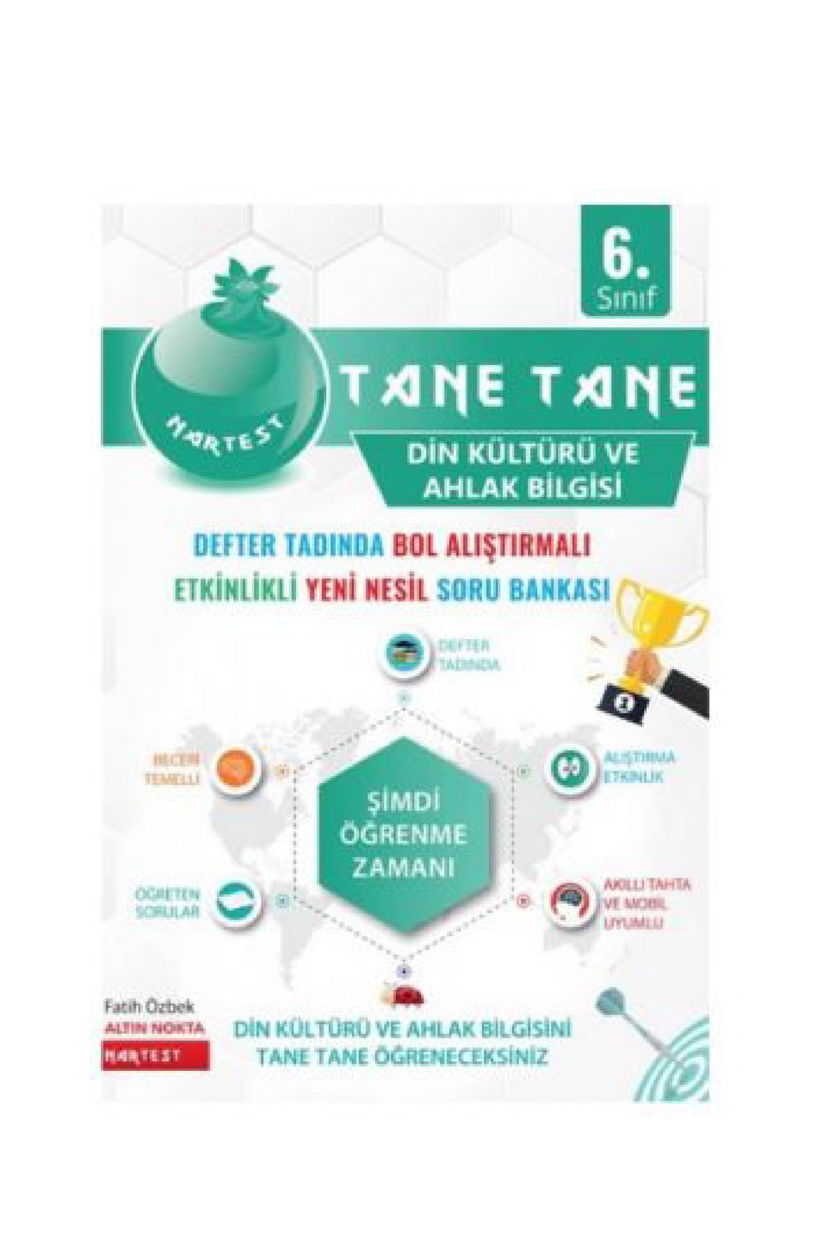 Nartest Yayınları 6.Sınıf Yeşil Defter Tadında Tane Tane Din Kültürü ve Ahlak Bilgisi