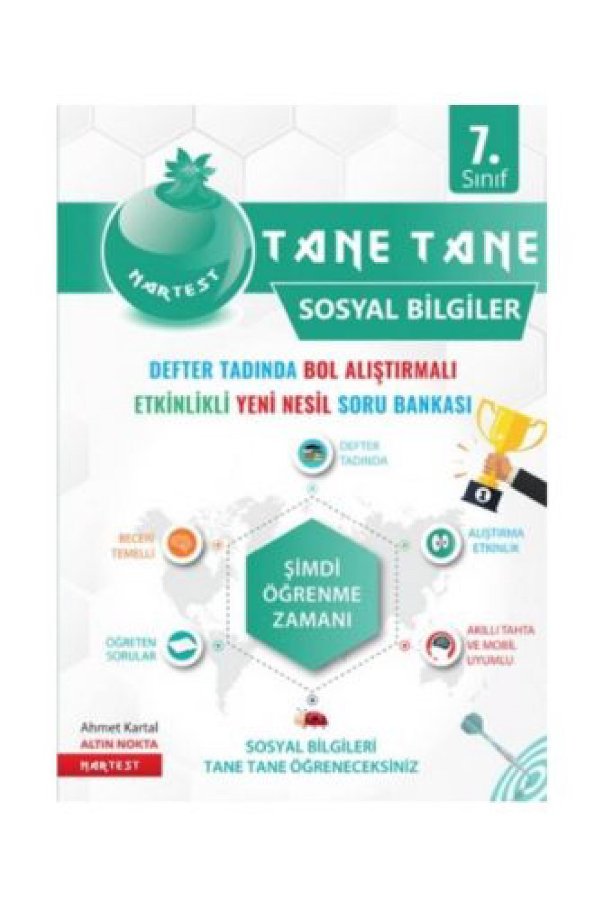 Nartest Yayınları 7.Sınıf Yeşil Defter Tadında Tane Tane Sosyal Bilgiler