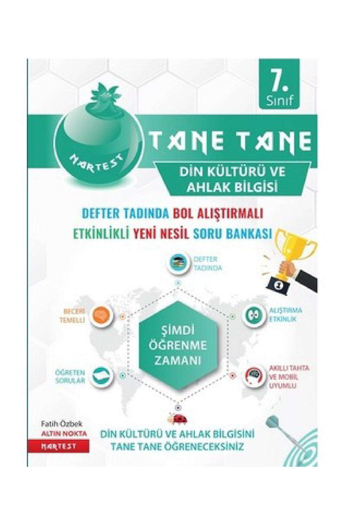 Nartest Yayınları 7.Sınıf Yeşil Defter Tadında Tane Tane Din Kültürü ve Ahlak Bilgisi